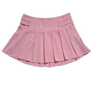 Princess Polly Academia Pleated Mini Skirt Pink Sz 12 Barbiecore Mean Girls Y2K